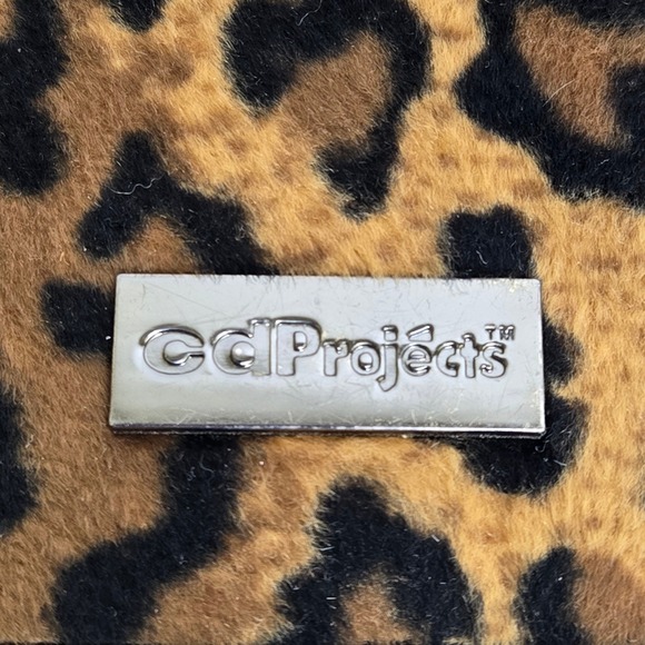 Vtg y2k CD Projects 24 Disc Wallet Case, Zip Around, Leopard Print, CCAN-24 - Picture 7 of 14